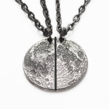 Fine Silver Half Moon Breakable Necklace