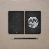 Cute mini small moon notebooks space gift, 2-pack