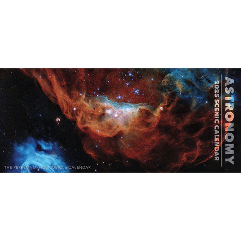 Front of Astronomy 2025 JWST James Webb Space Telescope Panoramic Wall Calendar