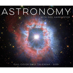 Front of Astronomy 2025 Box Space Desk Calendar