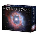 Front of Astronomy 2025 Box Space Desk Calendar