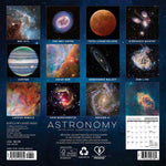 Back of Astronomy 2025 Mini Wall Space Calendar