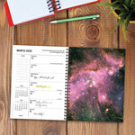 Astronomy 2025 Engagement Calendar Weekly Planner Space Notebook