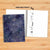 2025 Starry Night Sky weekly planner calendar notebook - blue with gold stars