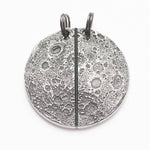 Fine Silver Half Moon Breakable Necklace