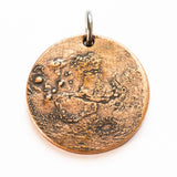 Solid copper double-sided Mars coin keychain - the perfect Mars gift for space lovers!