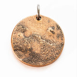 Solid copper double-sided Mars coin keychain - the perfect Mars gift for space lovers!