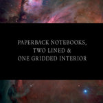 Galaxy Star Notebooks Set with NASA Space Photos - 3-pack - Space Gift