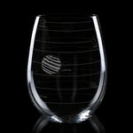 A fun space-themed stemless wine glass engraved with the planets of our solar system! Mercury, Venus, Earth, Mars, Jupiter, Saturn, Uranus, and Neptune.