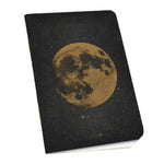 Cute mini small gold moon notebooks space gift, 2-pack